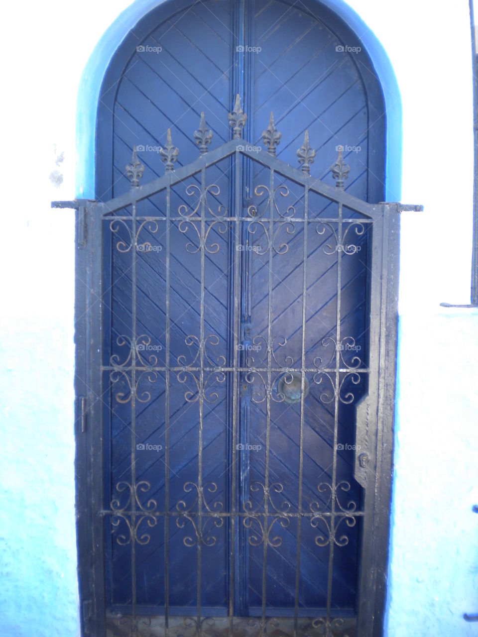 Morrocan blue door