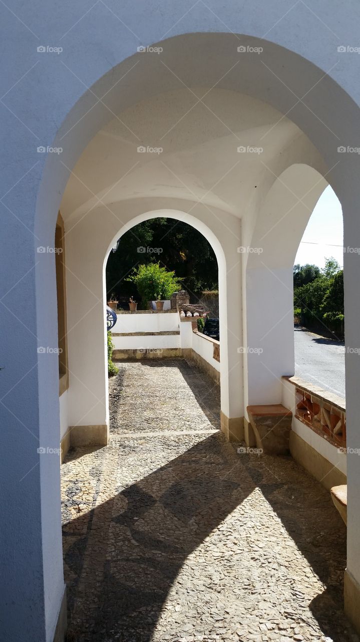 Korrodi Building Arch, Castelo de Vide, Portugal