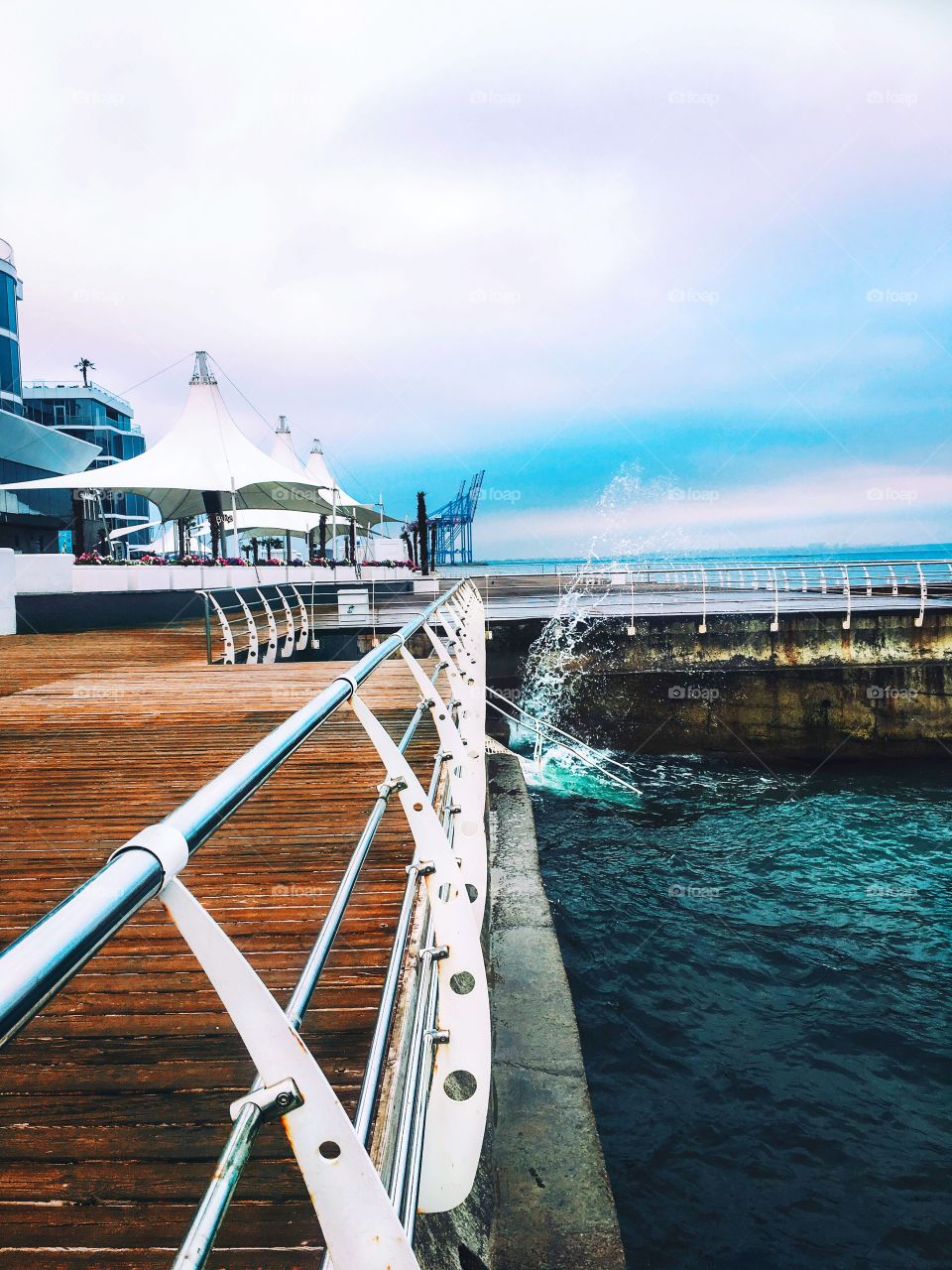 Beautiful sea waves 