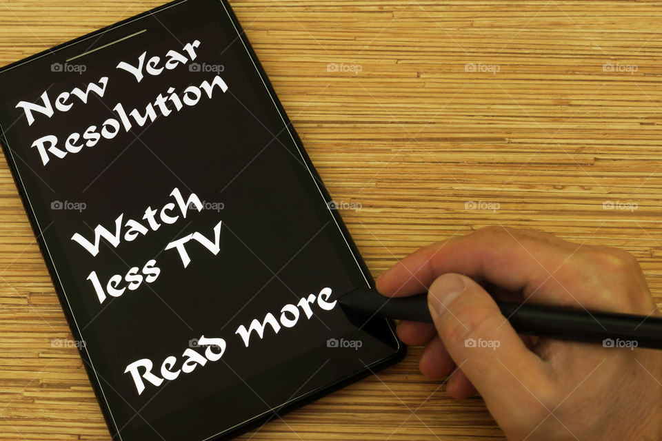 New Year Resolution / Reading vs TV