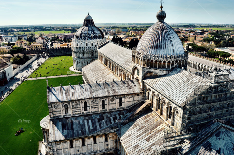 View of pisa, tuscany, italy