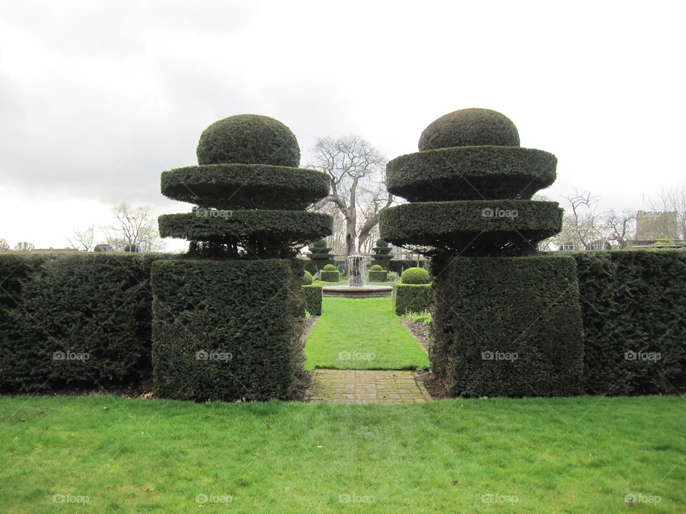 Garden, No Person, Stone, Architecture, Lawn