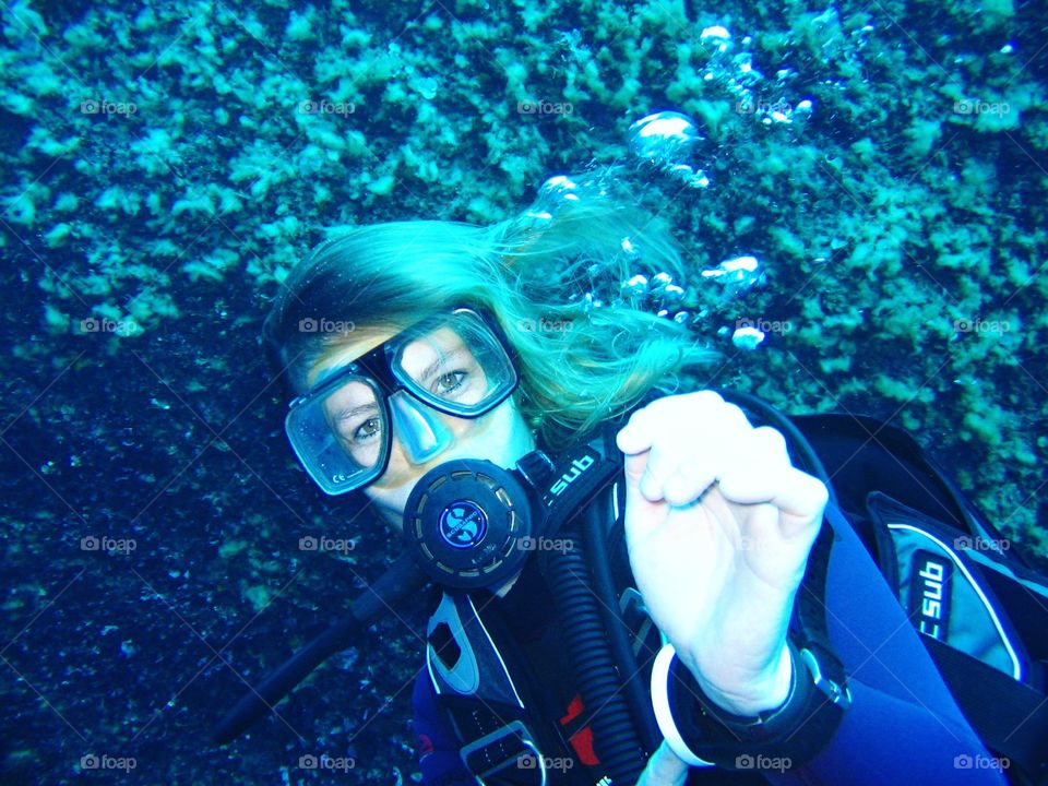 diving Beautiful under water world in malta