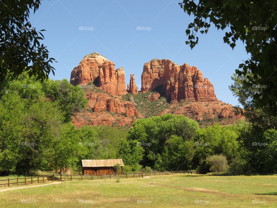 Red Rock Crossing, Sedona. Red Rock Crossing in Sedona, AZ