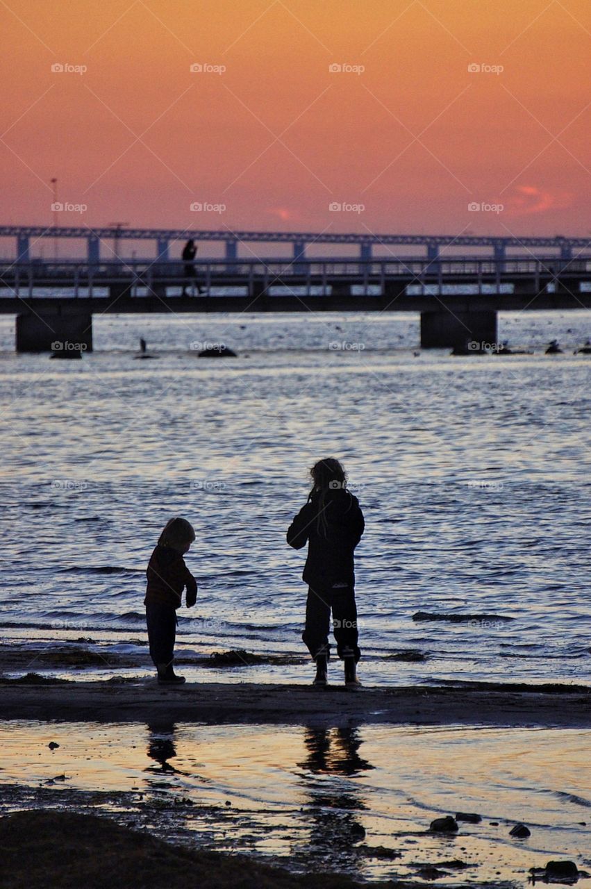 Girls playing