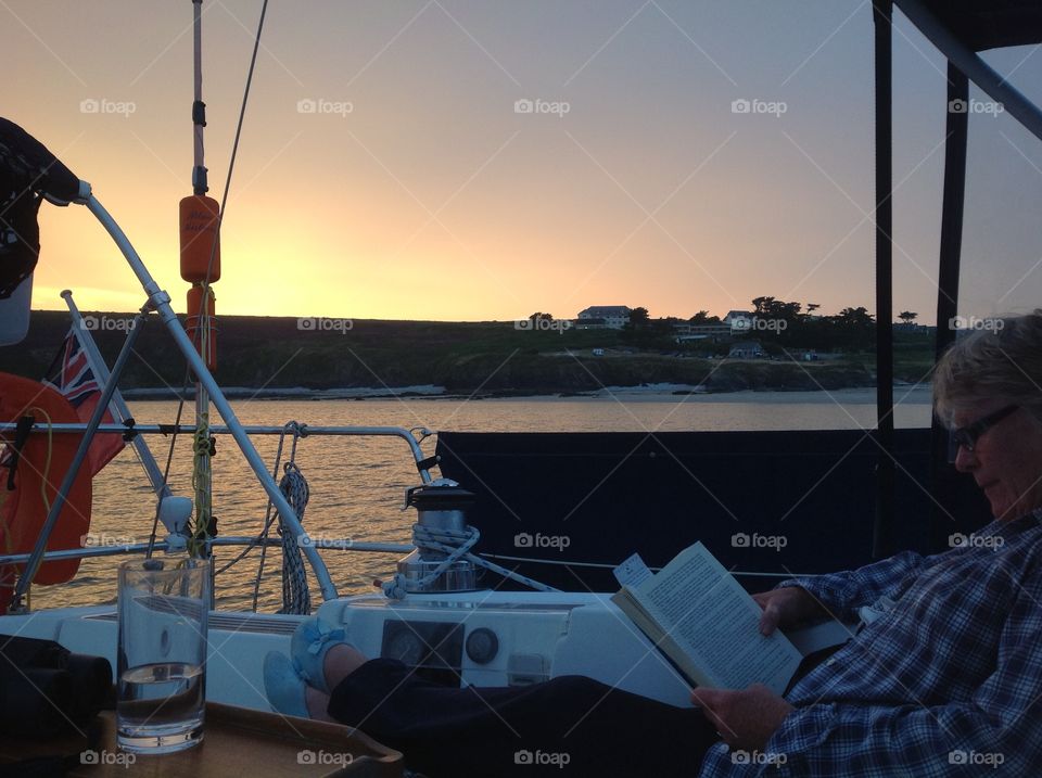 Time for a Good Book. Nothing can beat a good read as you make full use of the fading light.