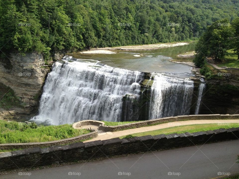 Letchworth State Park Waterfall