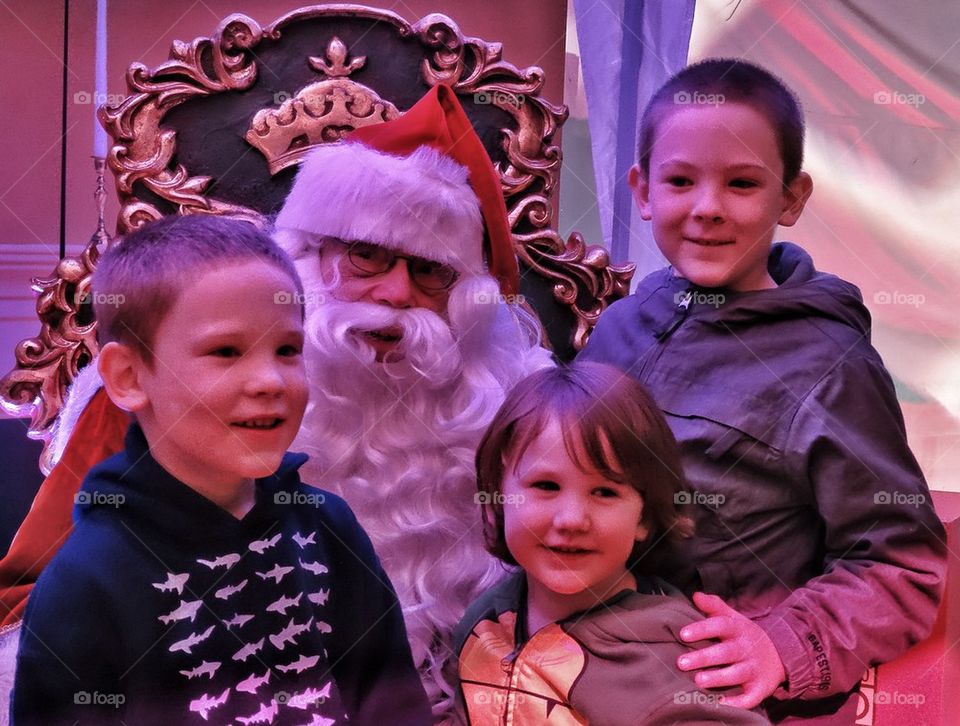 A visit with Santa Claus