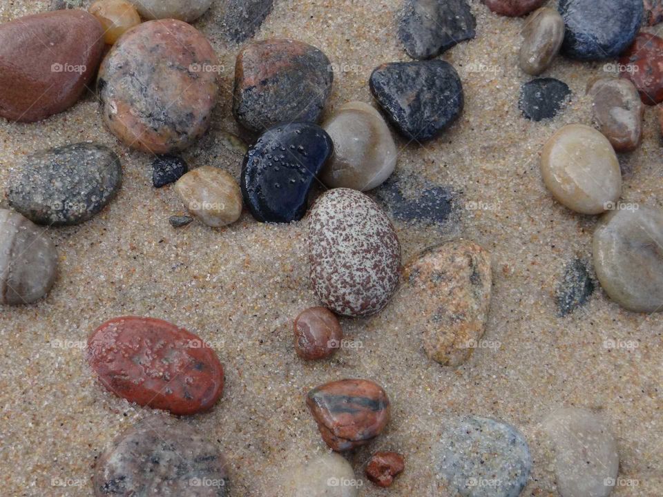 Stones at shore