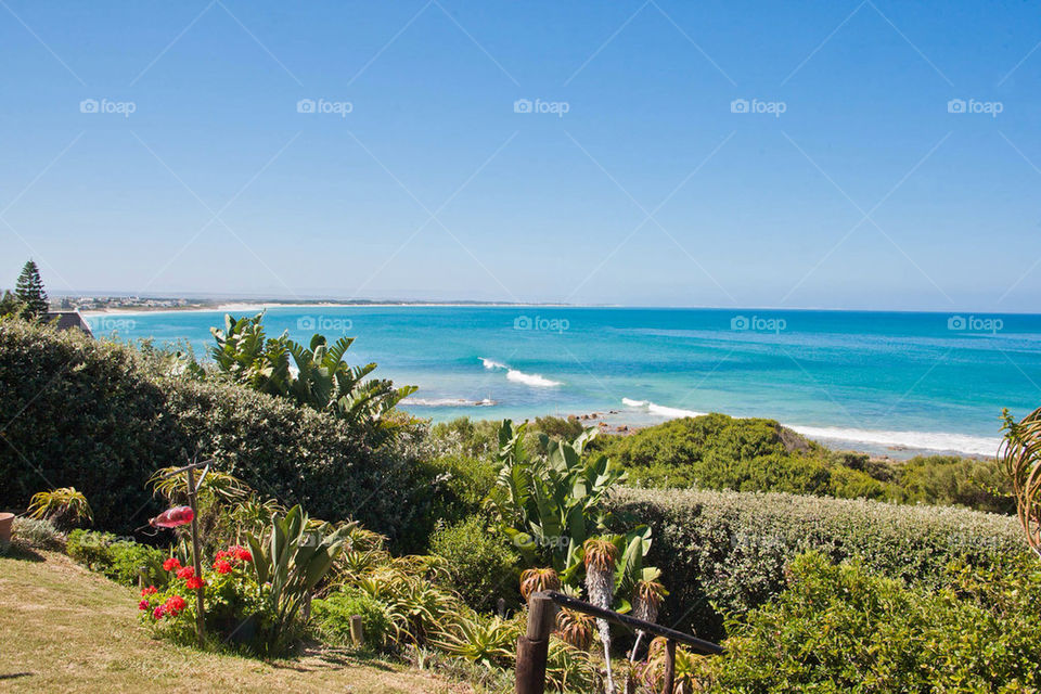 beach sky blue sea by mike007