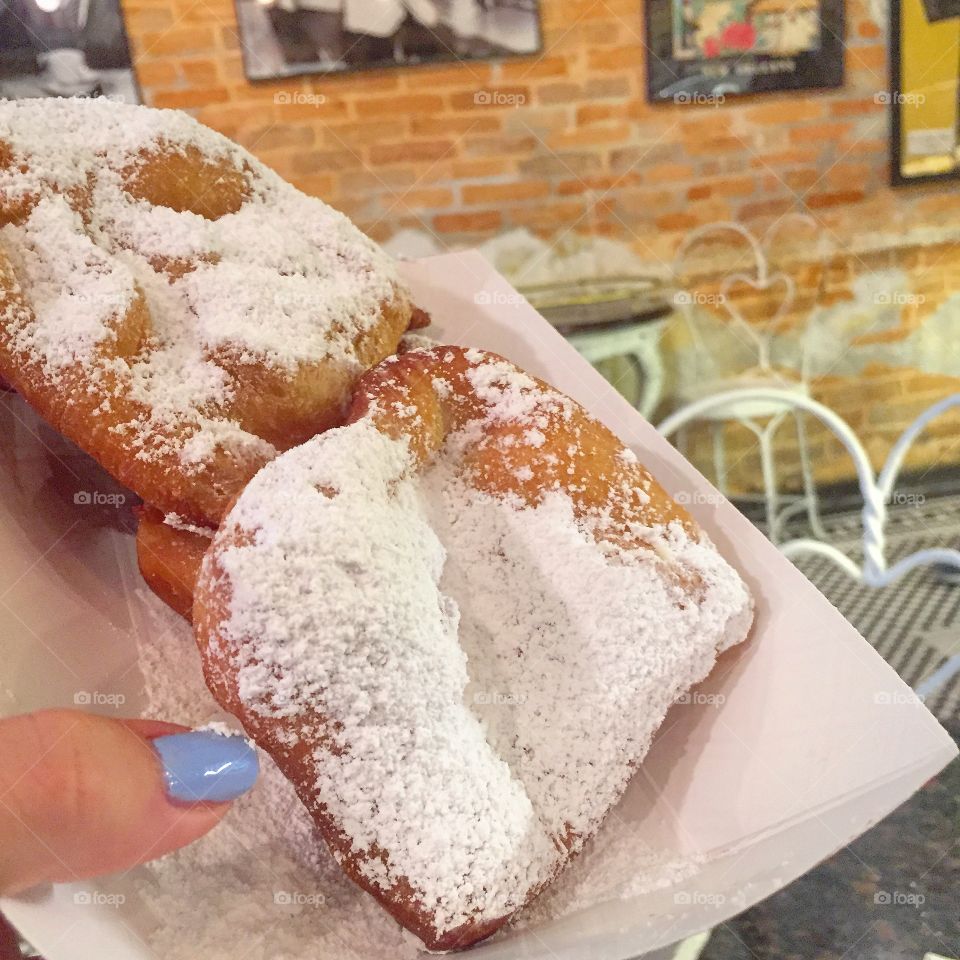 Café Beignet, New Orleans. What's better than a beignet in New Orleans?