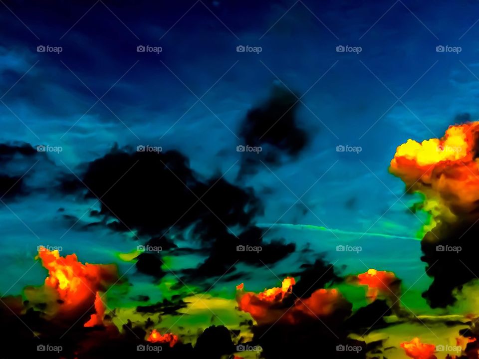 sunrise vs the clouds