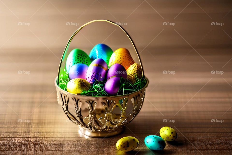 Easter feast, Easter eggs, colored eggs, Spring, Egg