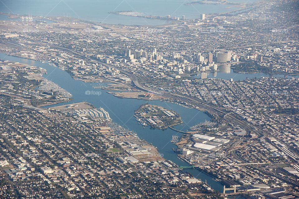 Cityscape, aerial view 