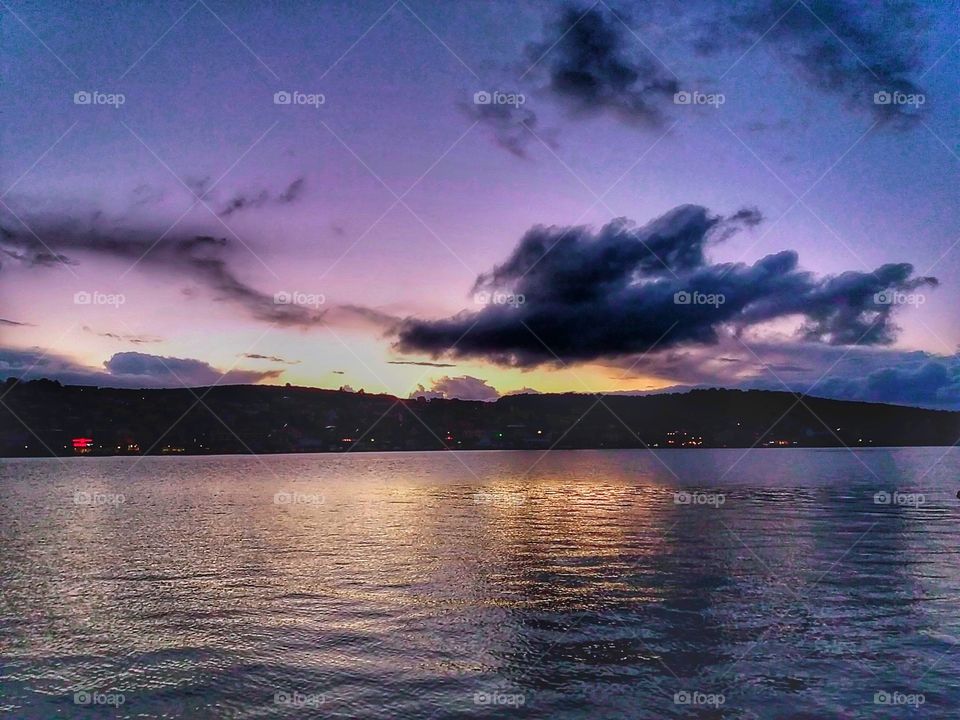 Sunset in Argostoli city!