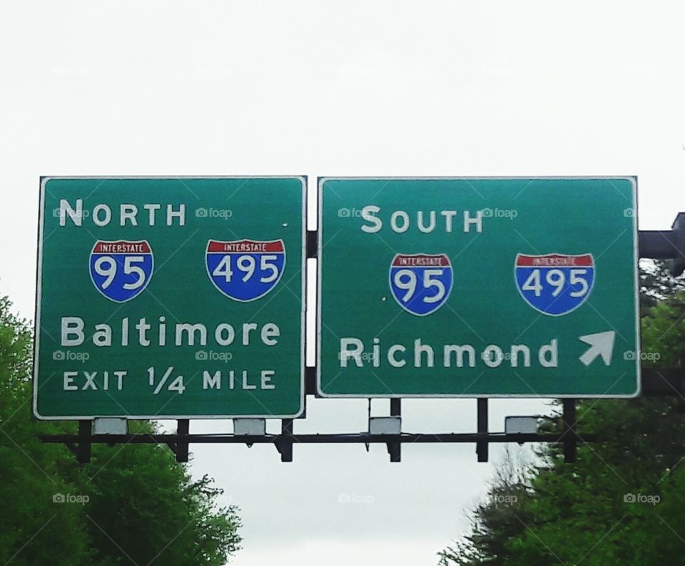 495 Highway signs