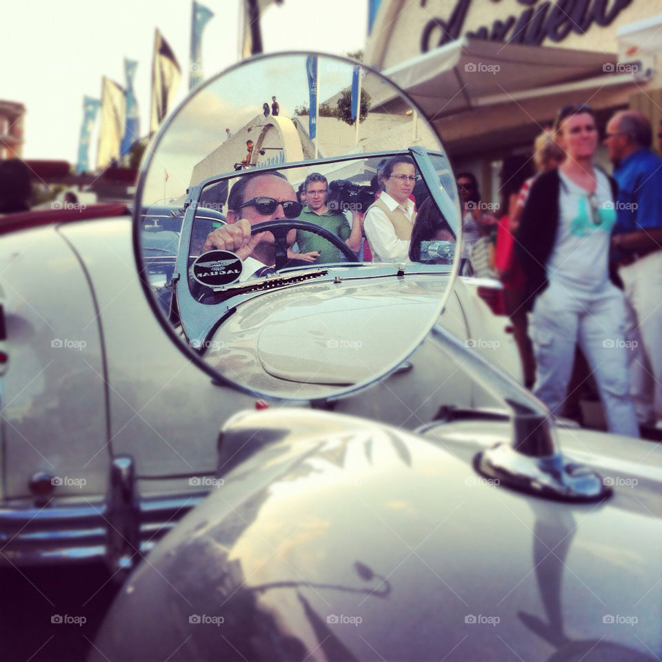 car vintage reflection old by ideimos