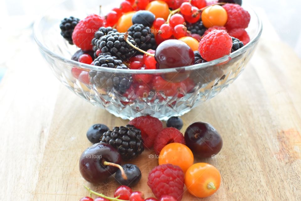 Berries and fruits 