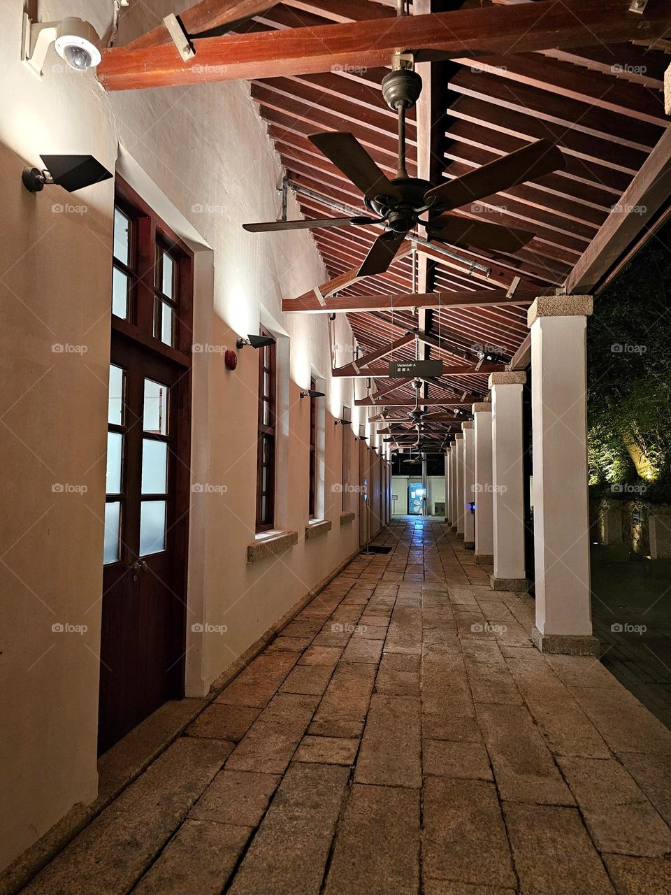 Pre-1900 British Colonial building at the Asia Society Hong Kong Center