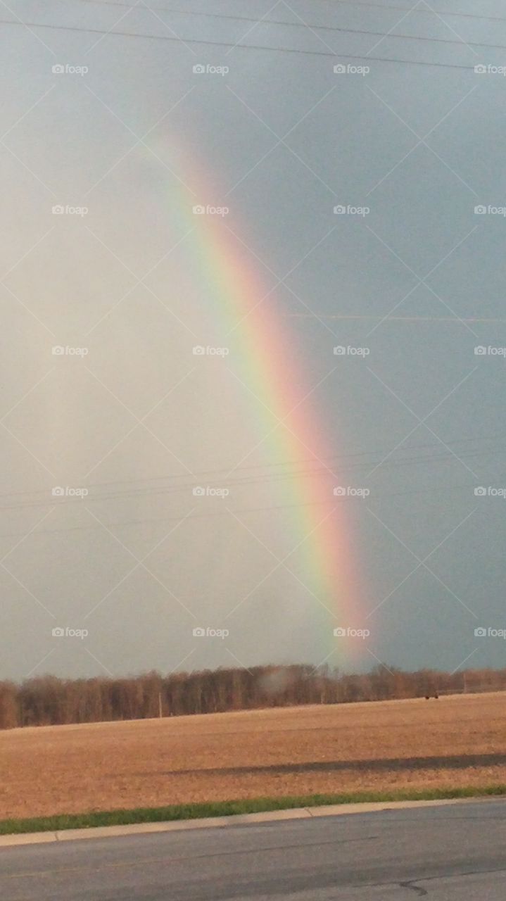 Rainbow in Colon, MI