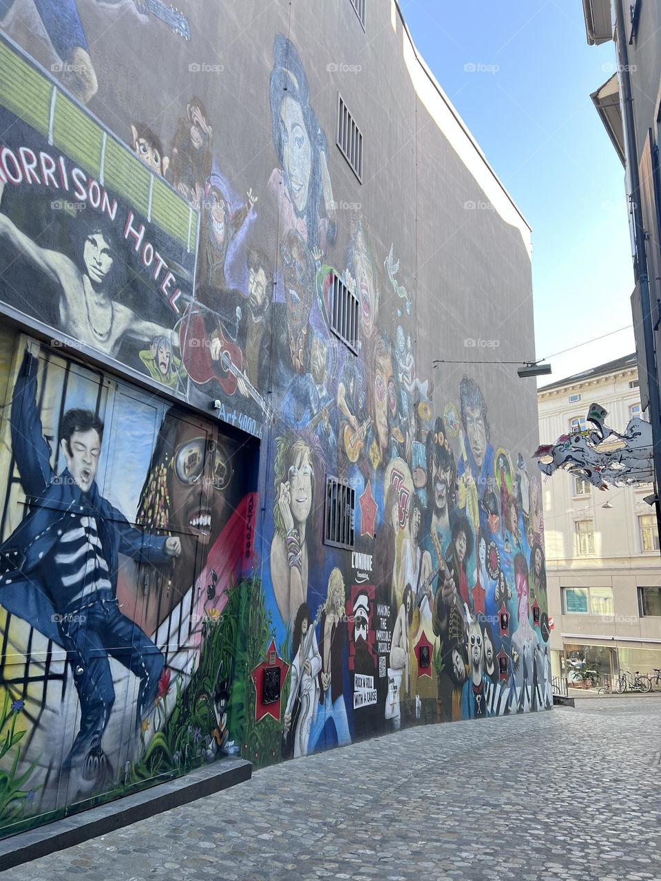 Monumental painting or muralism is a kind of monumental art, painting on architectural structures and other stationary grounds