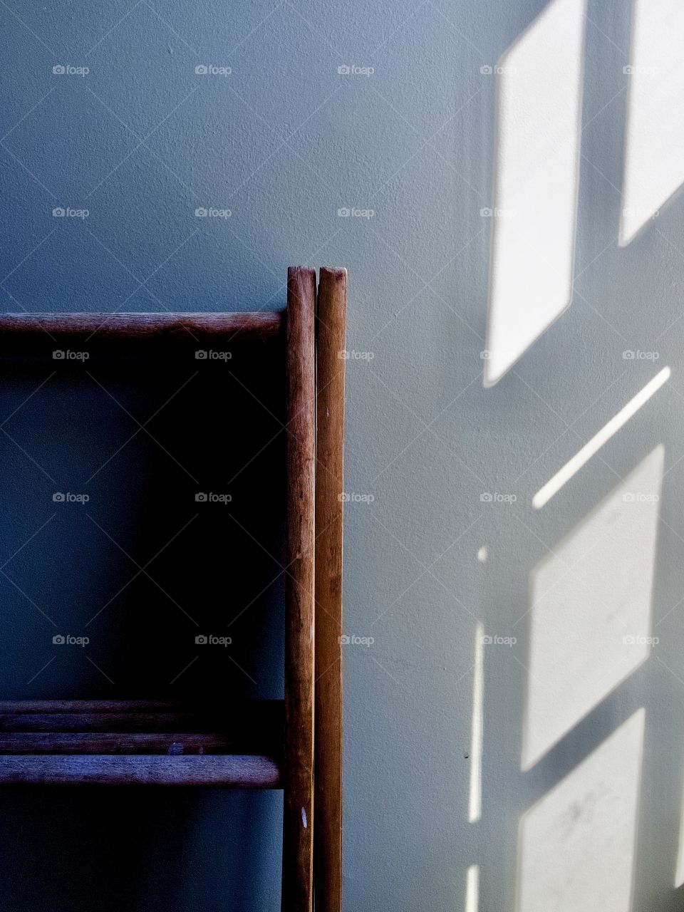 Morning sun and shadows indoors