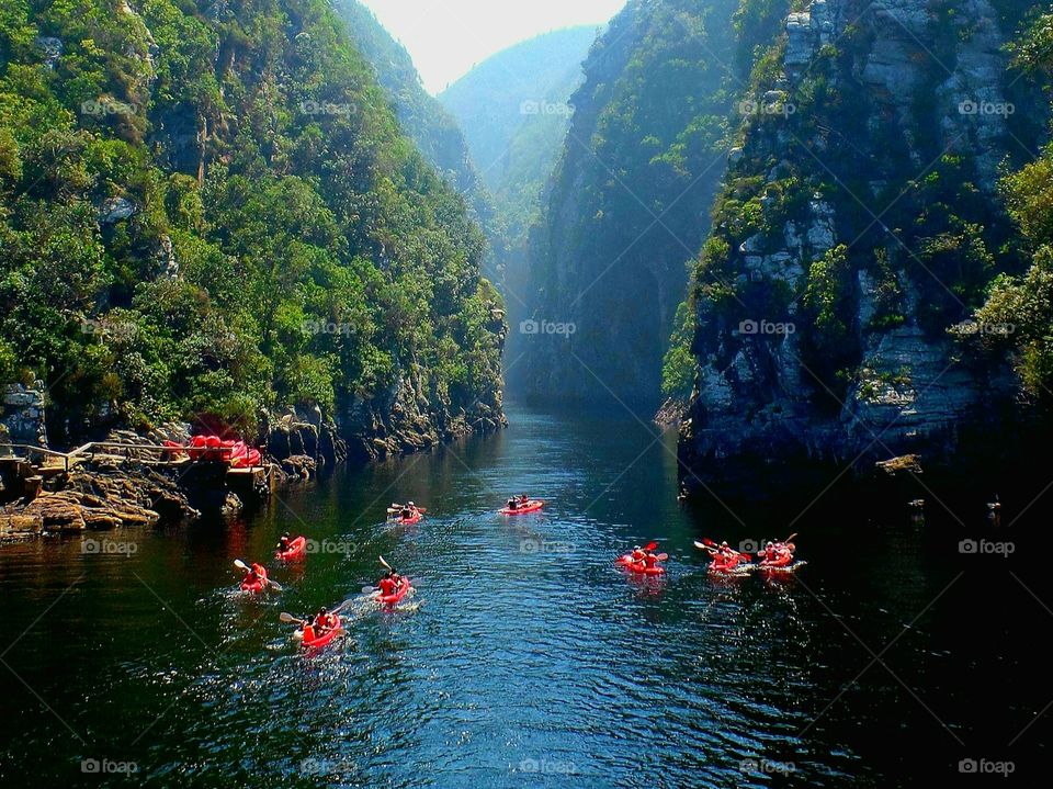 Mountain  boating