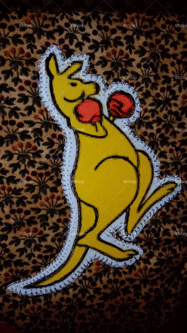 stitched kangaroo