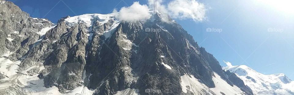 Clouds over Chamonix
