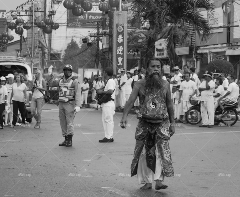 Vegetarian Festival in Phuket Thailand 