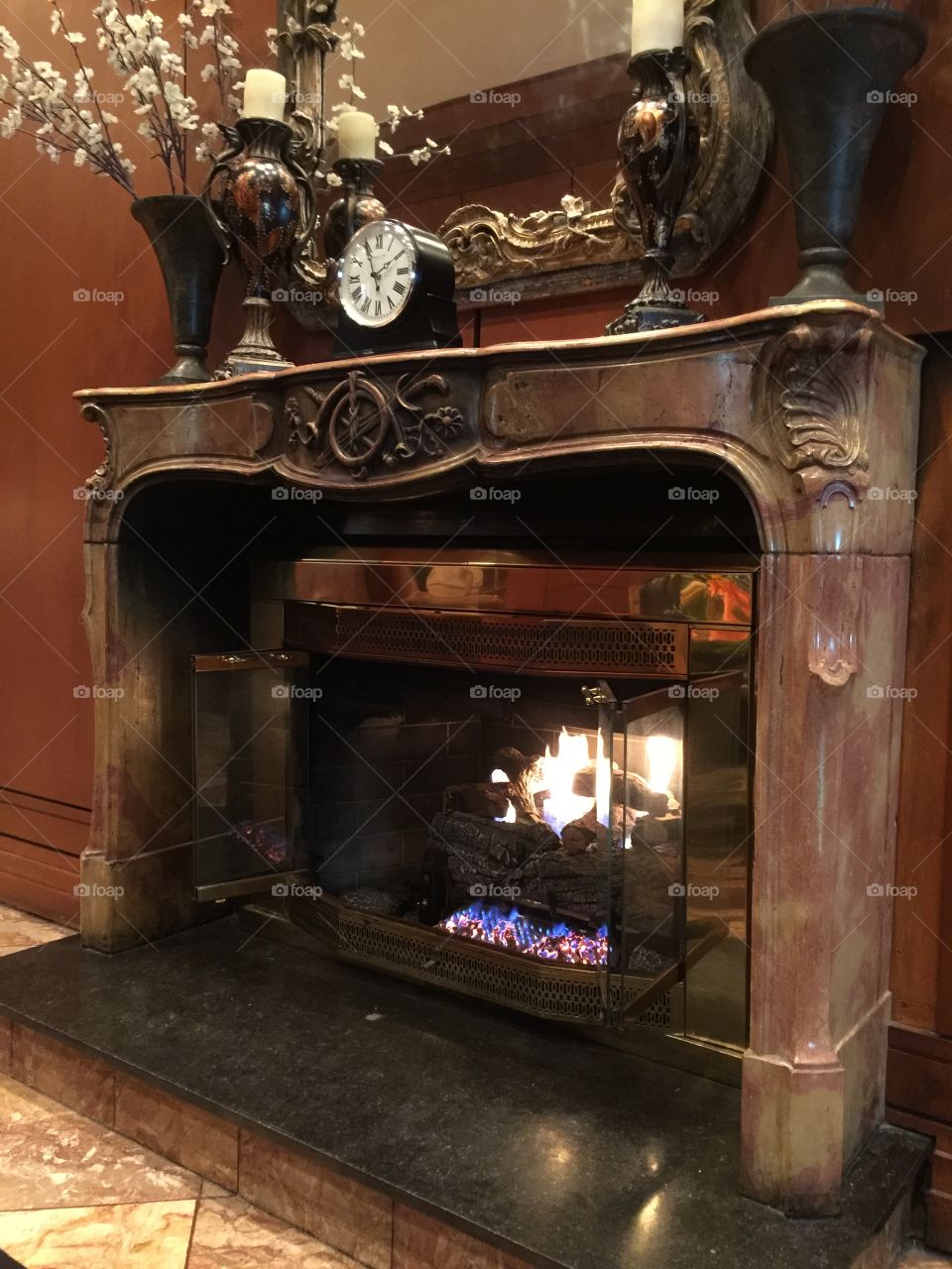 Ornate Fireplace 