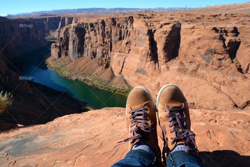 Hiking to Horseshoe Bend, Page, Arizona
