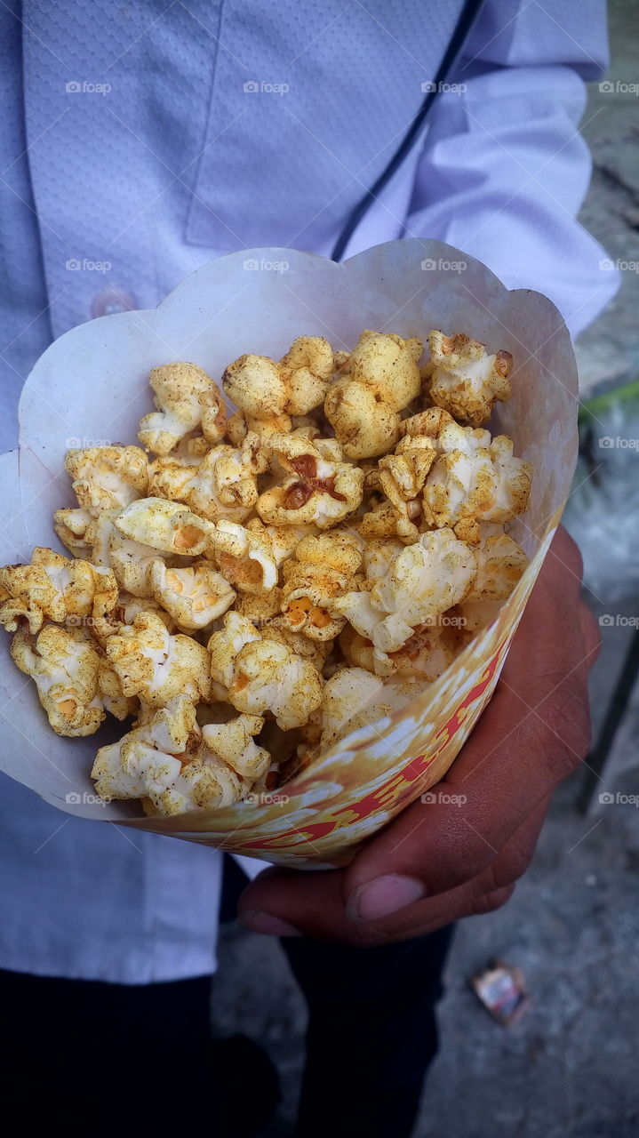 a tasty and spicy popcorn