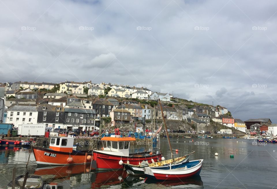 Stunning view at the lovely Mevagissey Cornwall