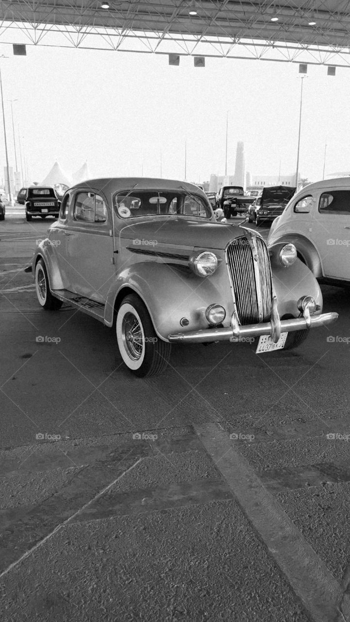 Exhibition Festival of old style and model cars