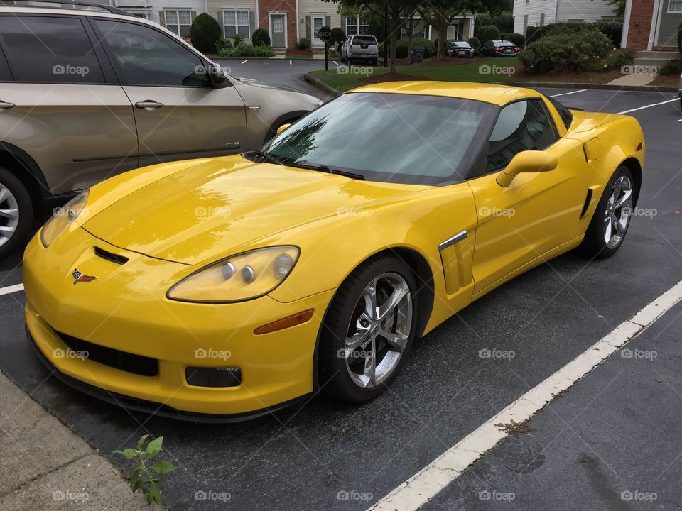 Yellow Corvette 