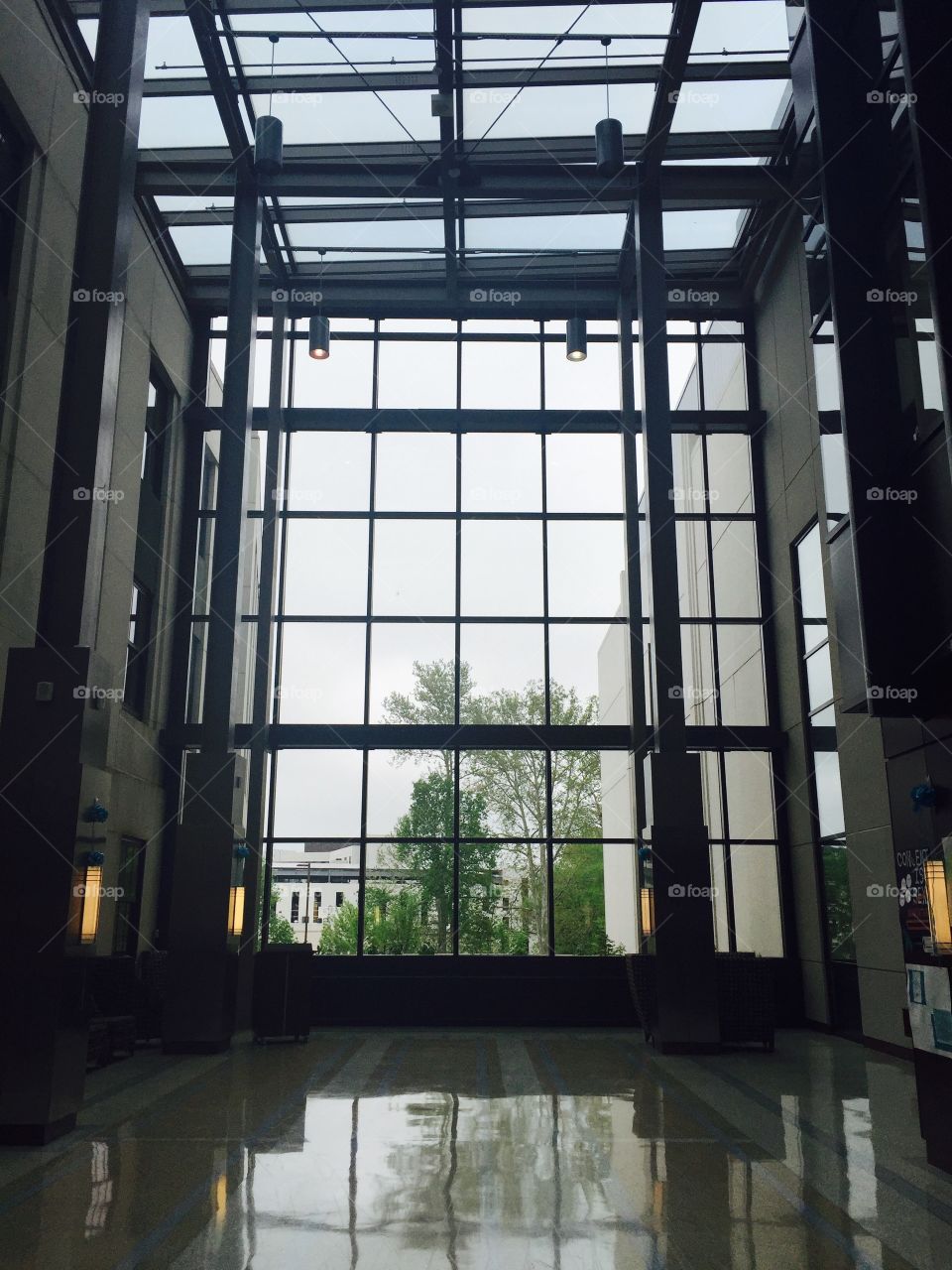 Architecture light glass window