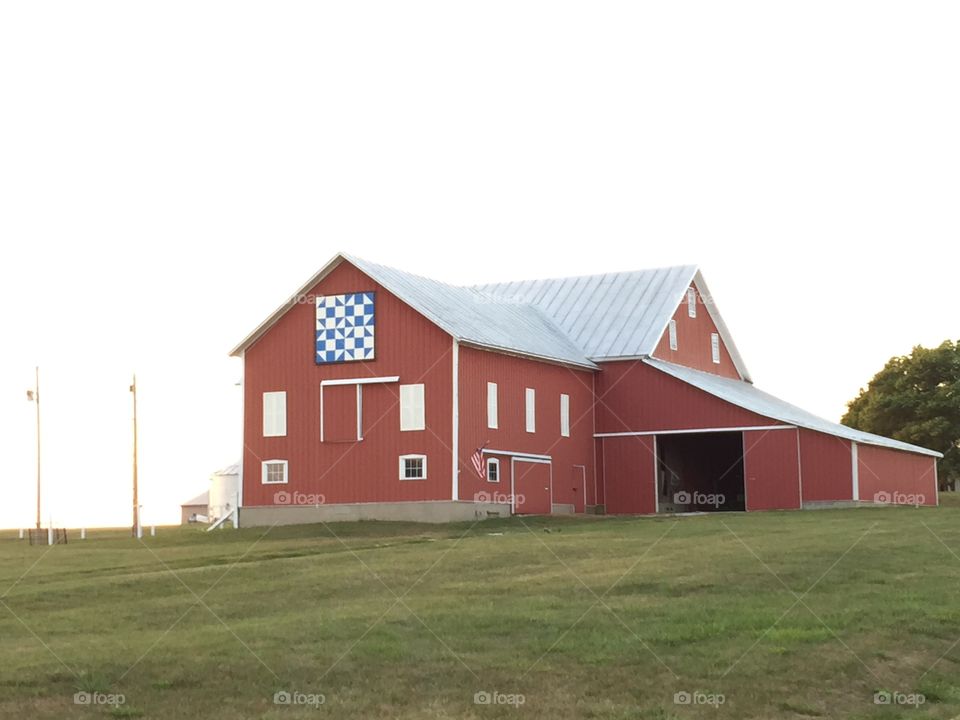 Rural Indiana Family Barn Quilt