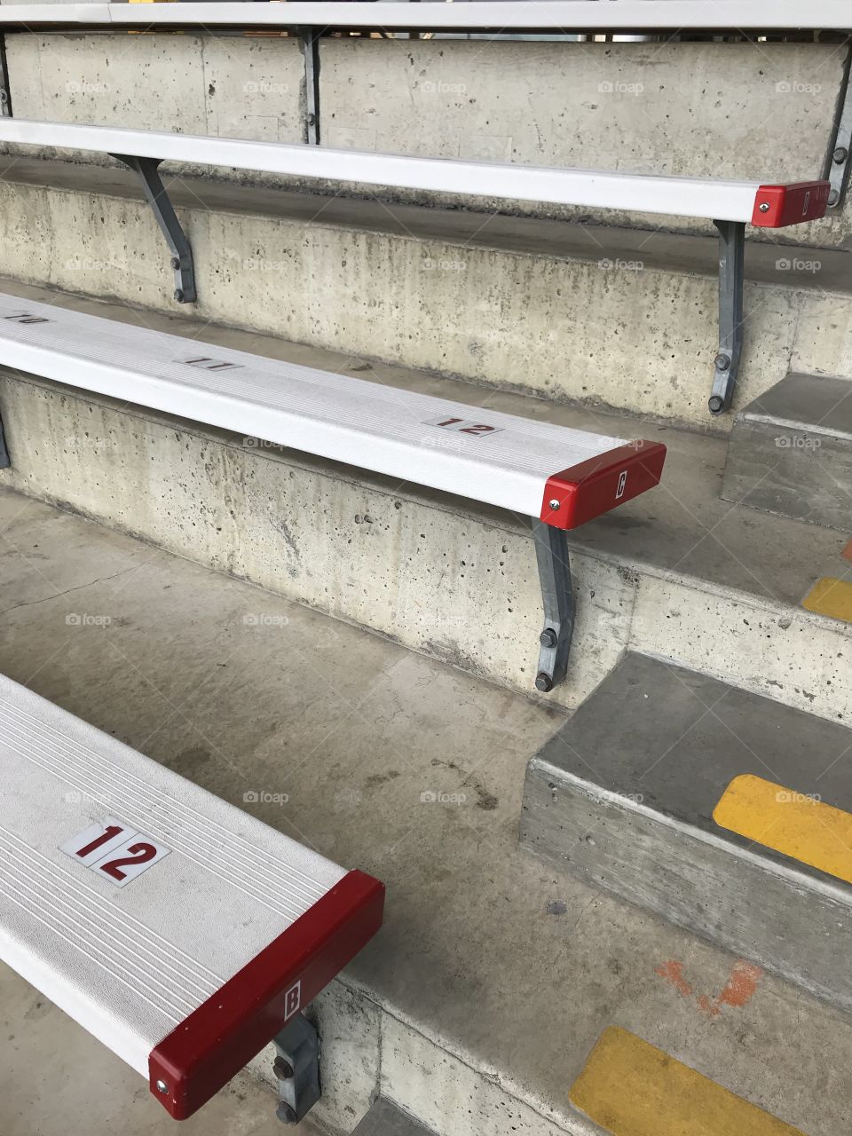 Soccer match. Seat yourself. 
