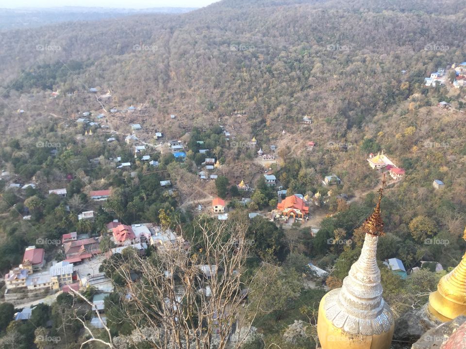 View from Mount Popa
