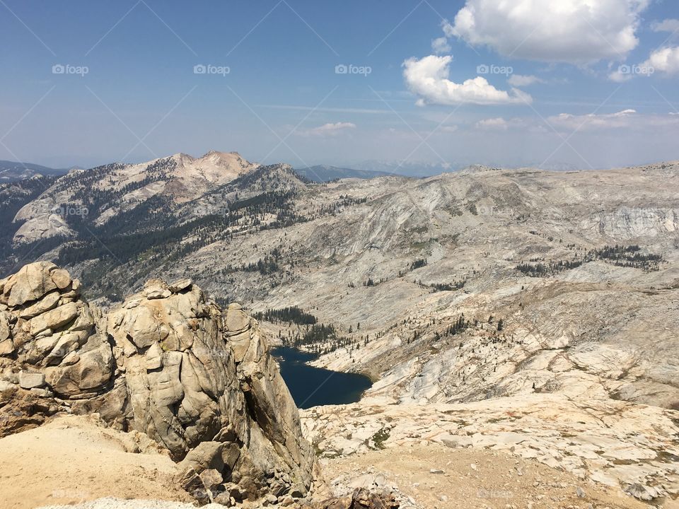 View of Pear Lake from Alta Peak