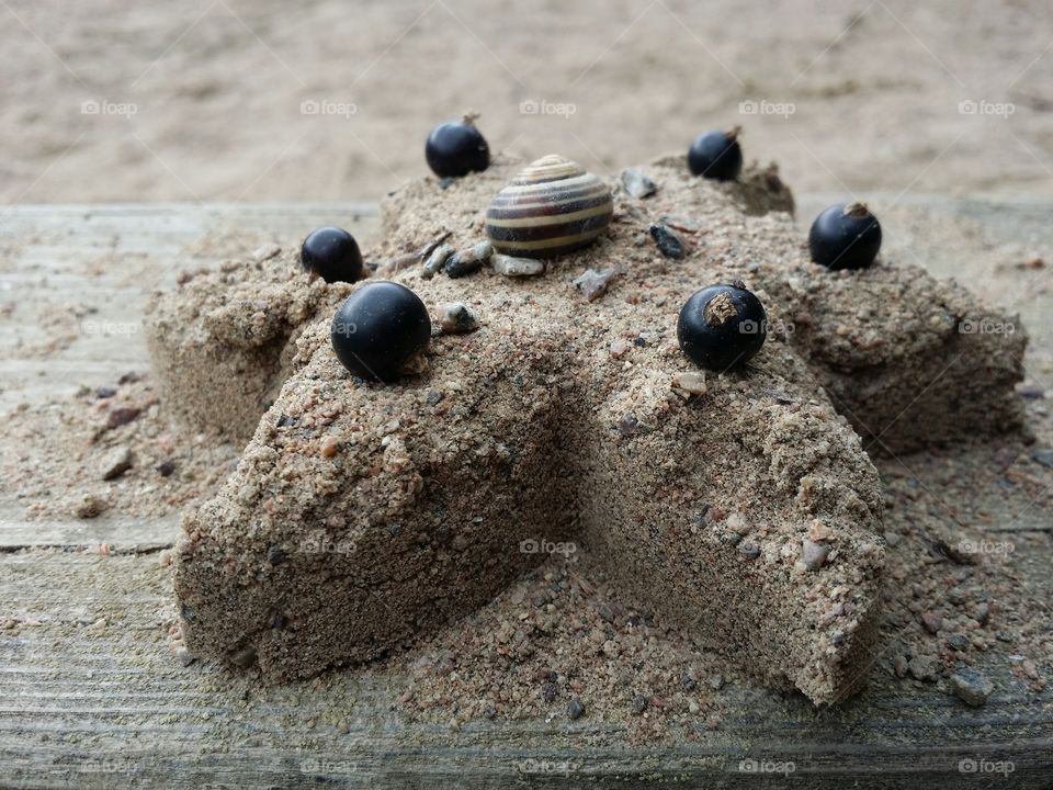 Sand cake