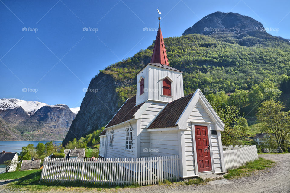Undredal, village in west Norway