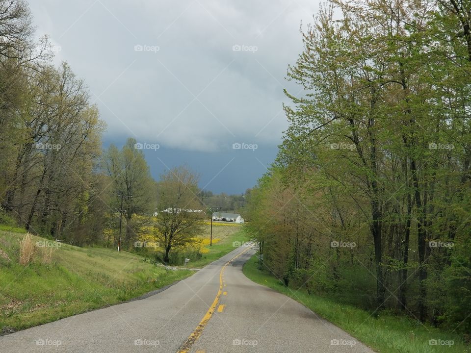 Downhill to the clouds