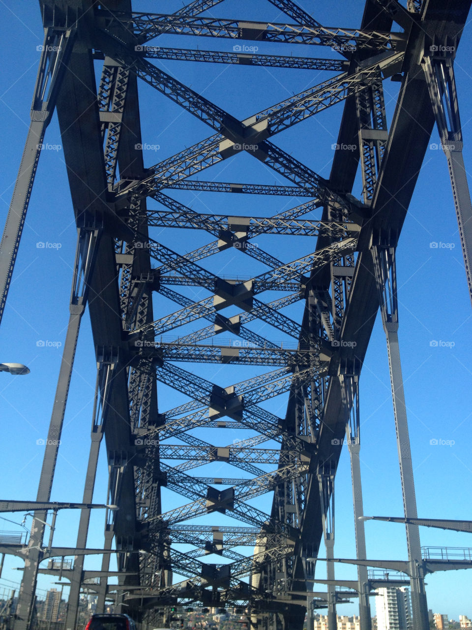 sky bridge harbour sydney by splicanka