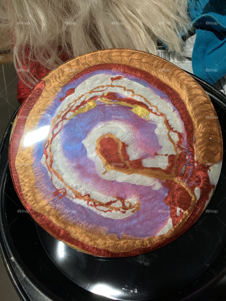 Epoxy resin art