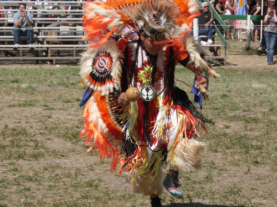 Native American pow wow 