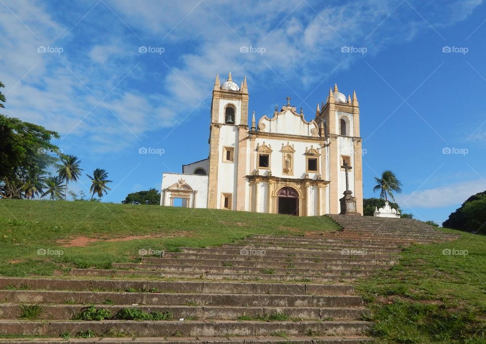 Carmo Church at Olinda. Architecture from 16h century, a beautiful history.