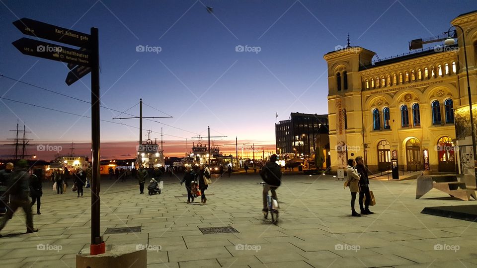 Aker brygge Oslo Norway