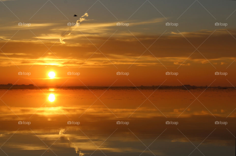 dawn in venice